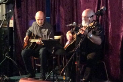 George Barris (L) and Chris Brown (R)