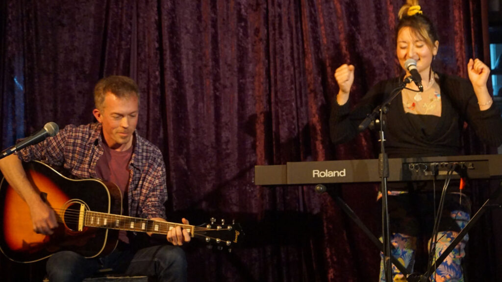 the duo, SHAN performing