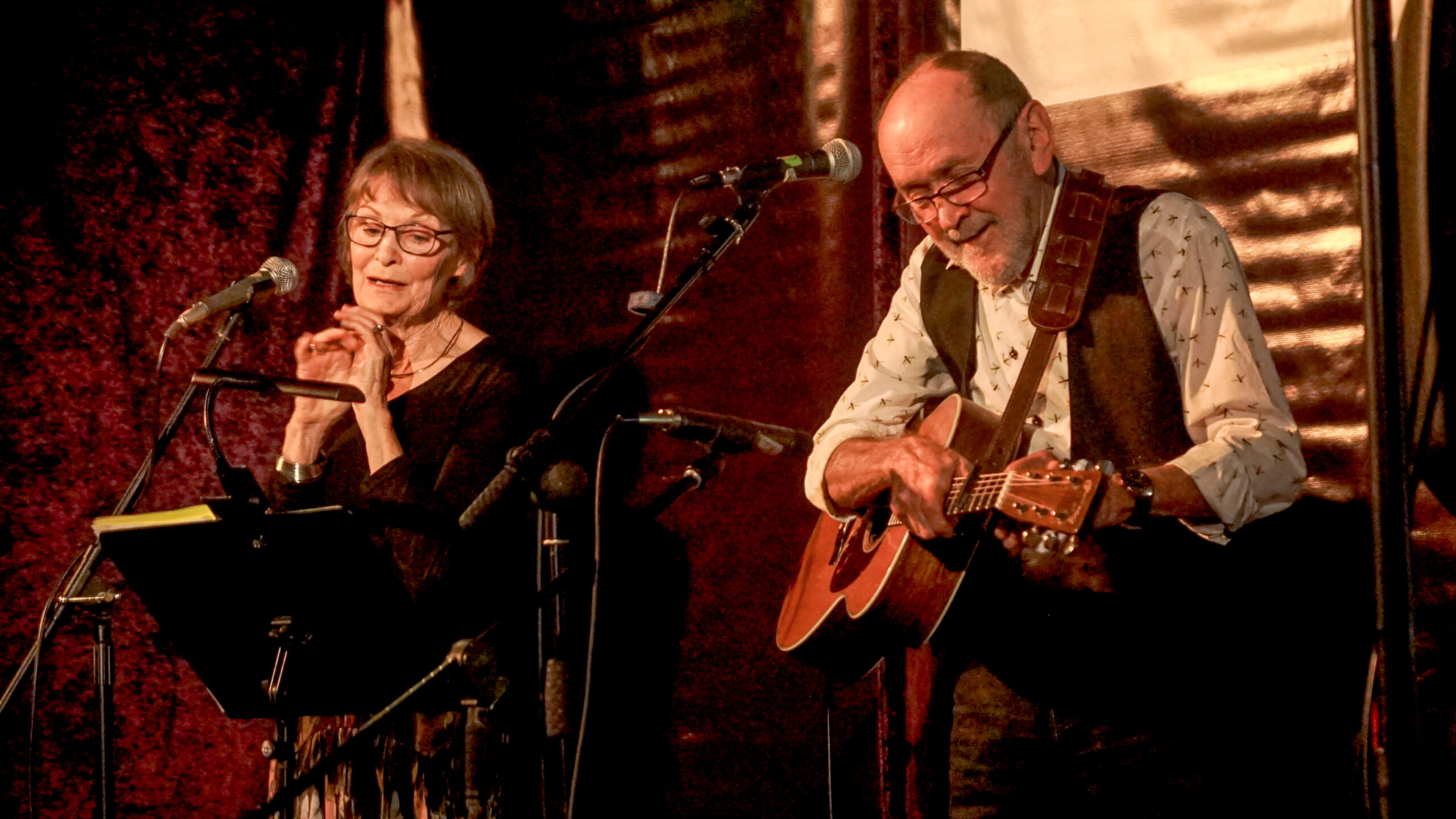 the sutherlands performing onstage